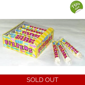 Swizzels Giant Fizzers R0ll Pack - Fizzy Fruity Candy Sweets